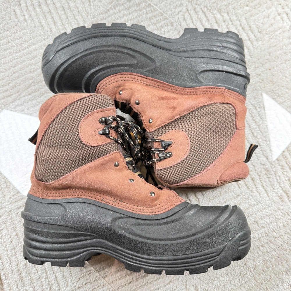 Ranger Winter Boots Men 12 Brown Duck Boots Thermolite Insulated Waterproof Snow - Picture 8 of 13